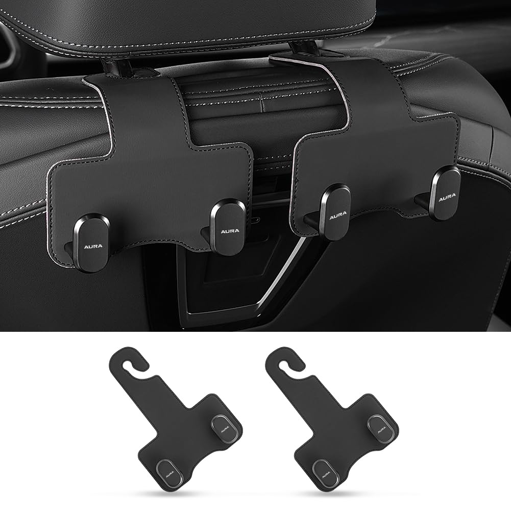 Aura Compatible Seat Hook for Cars, Includes AURA Logo, Prevents Loads from Collapsing Aura