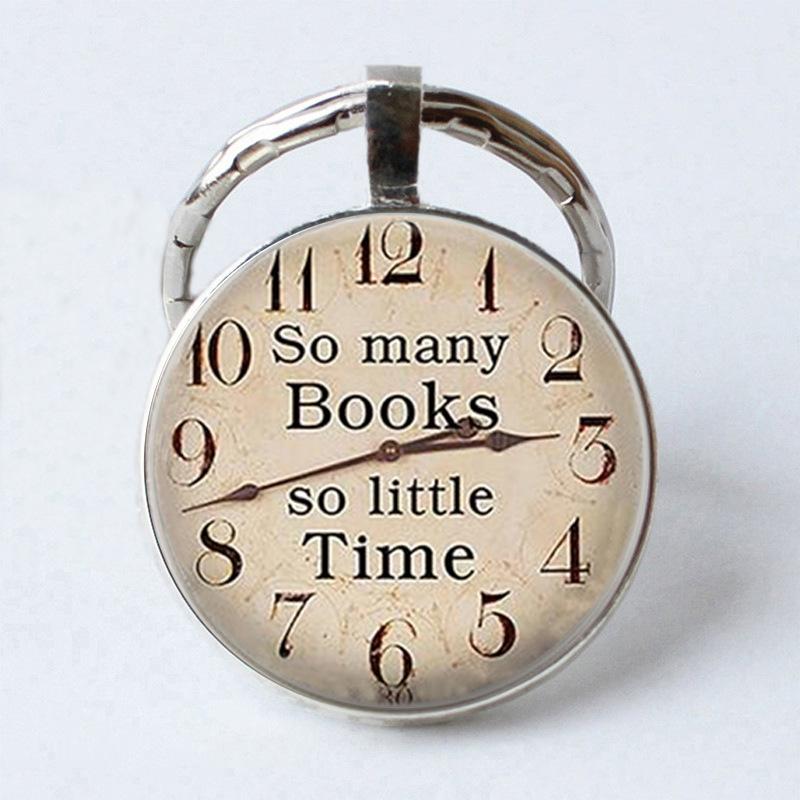 Keychain Accessories Pendant Floral Thanksgiving Text Good Friends Retro Personalized Keychain Gift Pendant