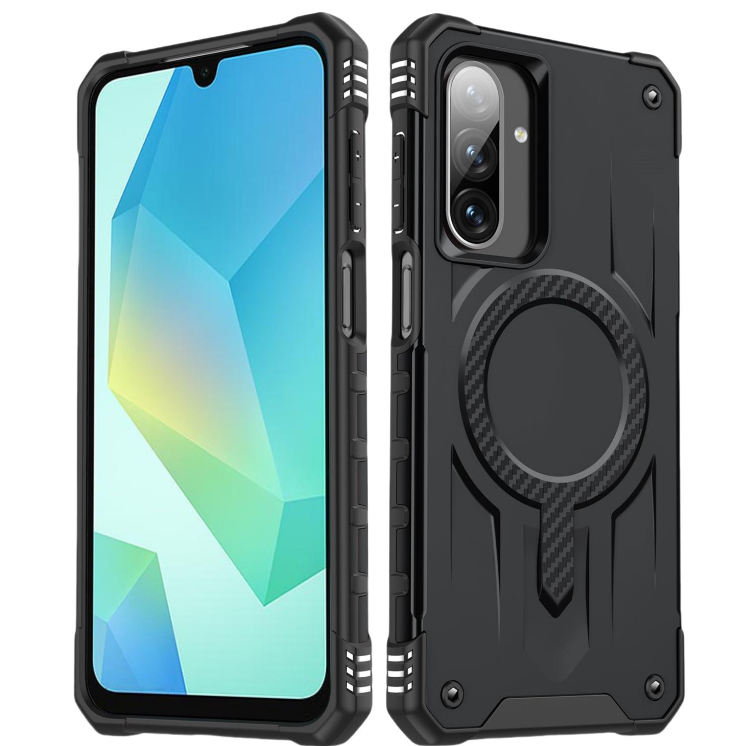 

Shock Proof Bag Case for Samsung Galaxy A56 A36 A26 A16 5G A55 A35 A15 S25 Ultra Edge S24 Plus S23 FE Matte Magnetic Cover for Galaxy S24 чёрный