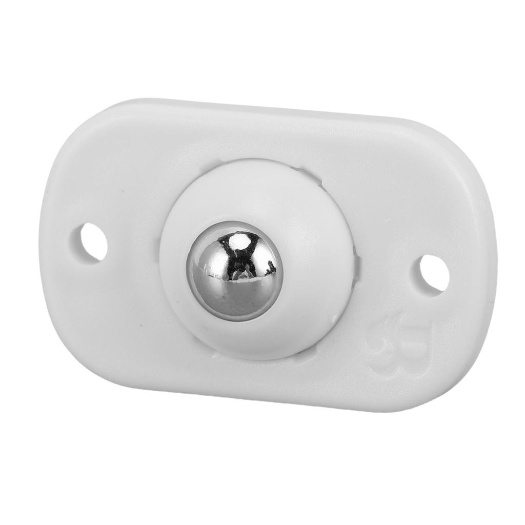 8Pcs Self Adhesive Caster Wheels Appliance Rollers Kitchen 360 Degree Rotatable Universal Mini Small Stainless Steel Sliders for Furniture White
