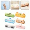 Silicone 16 Hole Organ Harmonica Cartoon Kids Harmonica New Educational Harmonica  Children Gift