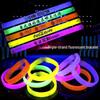Triple Glow Fluorescent Bracelets - Nontoxic Party & Concert Accessories