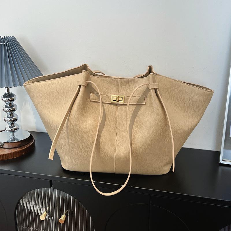 Cross Retro High-End Women's Versatile Tote, European-American Fashion, Large Capacity Shoulder Bag