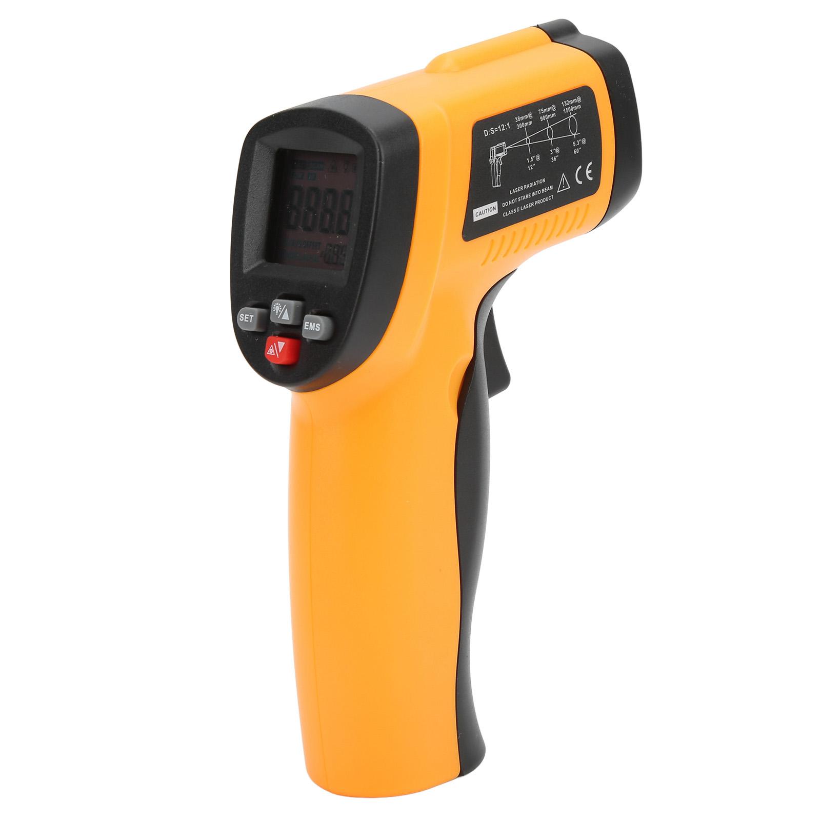 

XRCLIF 50550 градусов Цельсия Инфракрасный термометр Бесконтактный ручной измеритель температуры для промышленного использования