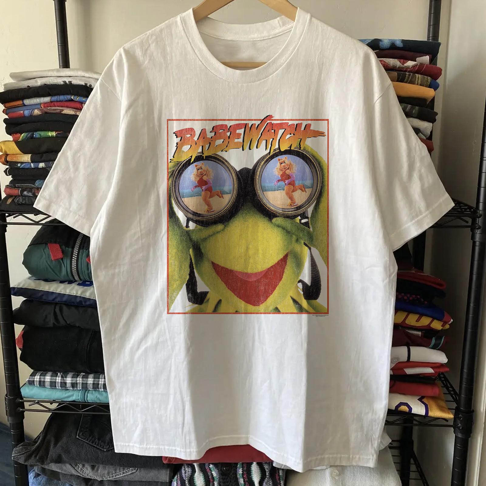 90s Kermit Babe Watch Rare T-Shirt White M XL