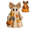 Figurine fantôme lumineux Patchwork Halloween Fantôme Patchwork Décoration Halloween Décoration Halloween