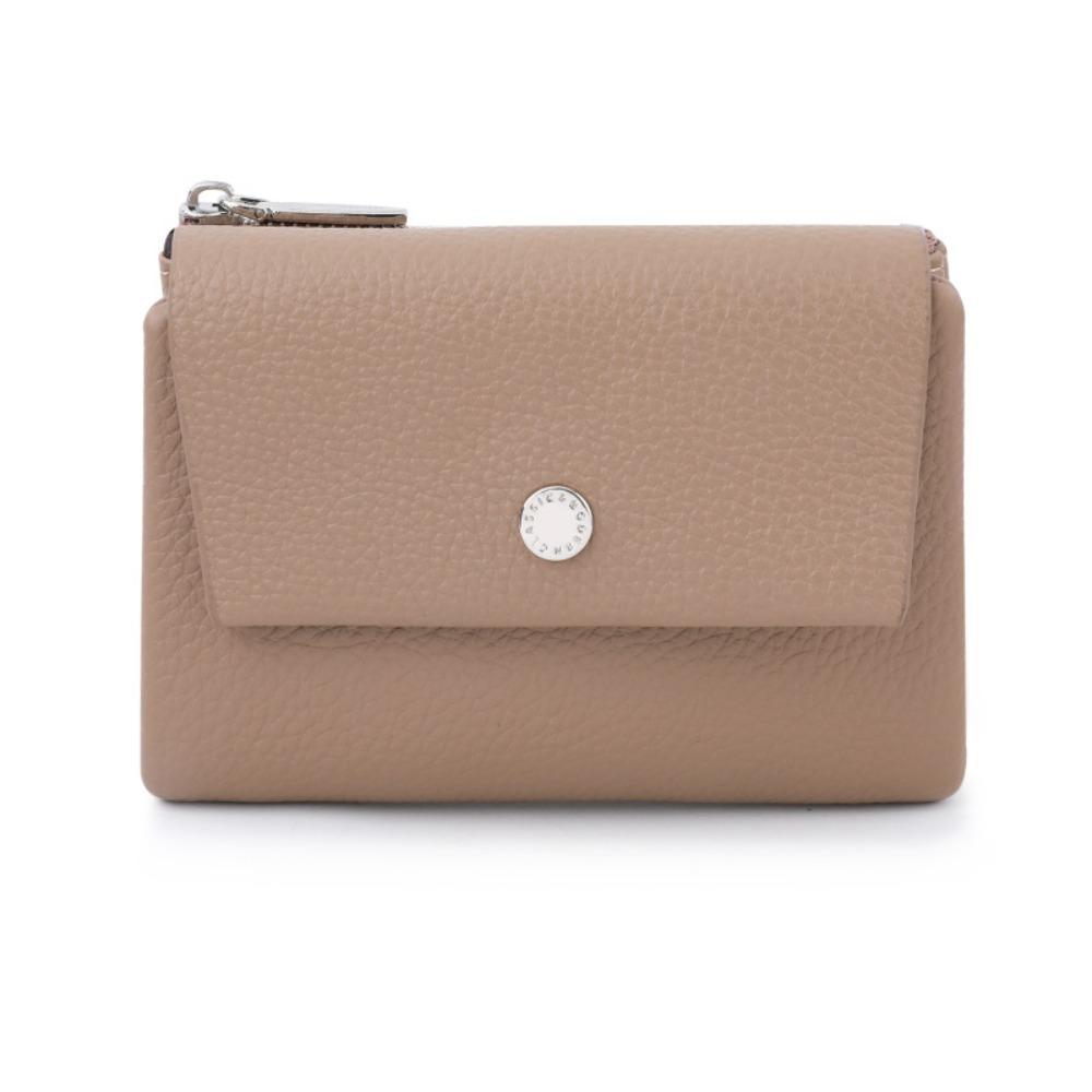 New PU Leather Short Wallet Solid Color Portable Money Bag Multifunctional Coin Purses Women