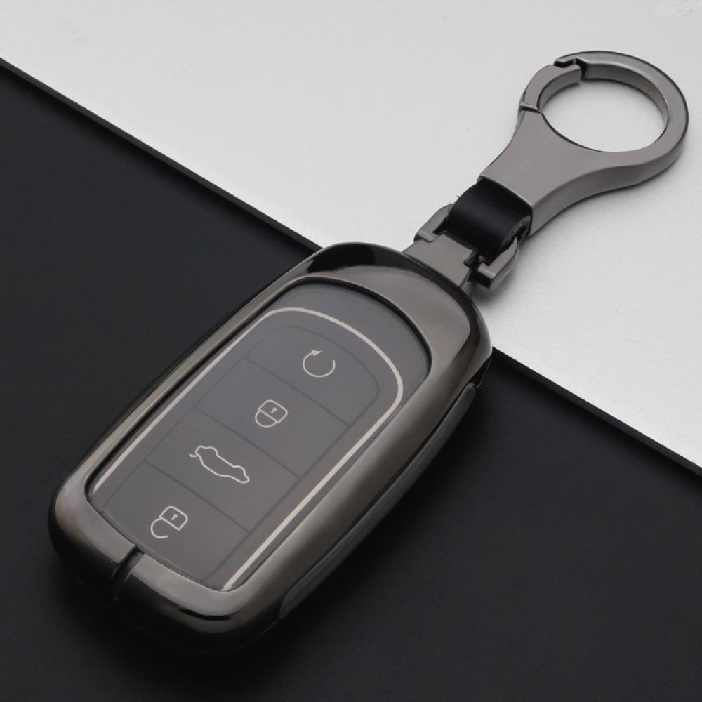 Premium Metal Key Case for Chery Tiggo 8 Plus and Arrizo 5 Plus Cars