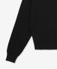 SAINT LAURENT Cashmere Cassandre Embroidered Logo High-Neck Knit - Black / 820746Yall21000
