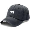 Little Bear Embroidery Baseball Cap For Women Men Fashion Adjustable Soft Washed Cotton Dad Hat Unisex Classic Golf Caps