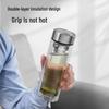 FUGUANG Double-Layer Borosilicate Glass Tea Infuser Bottle