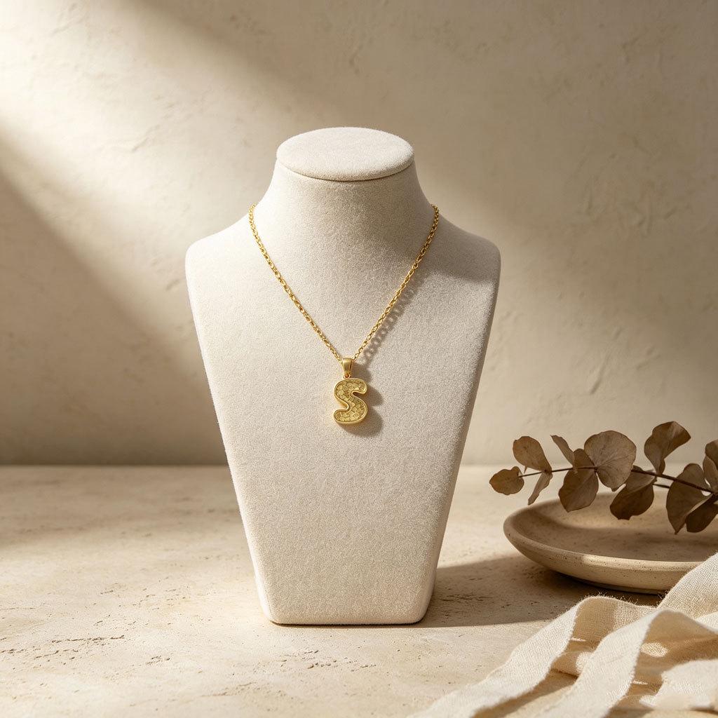 Trendy Modern Minimalist 26-Letter Cute Design Necklace