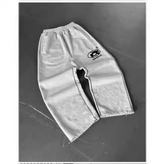 Men's Y2K Letter Embroidered Fleece-Lined Sweatpants