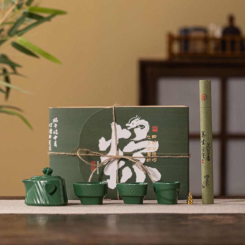 

Гуофэн Фестиваль Драконьих лодок Цзунцзы Чайный набор Компания Корпоративные праздничные сувениры Частный ручной работы Чайный набор Подарки на Фестиваль Драконьих лодок