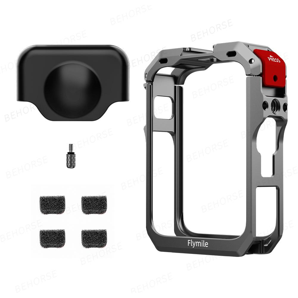 

Металлическая клетка-кролик для DJI OSMO 360 Быстросъемная Полностью защитная рама Крепление холодный башмак для панорамной спортивной камеры DJI Osmo 360