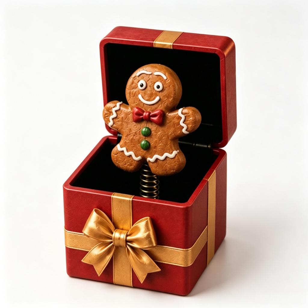 Weihnachts-Magie Pop-Up Geschenkbox, Überraschungs-Explosionsbox für Weihnachtsgeschenk, Rot, 1 Packung