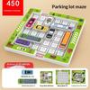 1 Set Magnetisches Parkplatz-Puzzle Stau-Spiel für Kinder Pädagogisches Logisches Denken Spielzeug Zahlen-Schiebe-Puzzle Gehirnjogger Geschenk