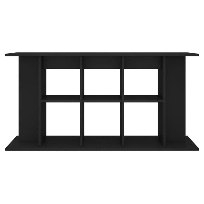 VidaXL Support pour aquarium noir 120x40x60 cm bois d'ingénierie 833592