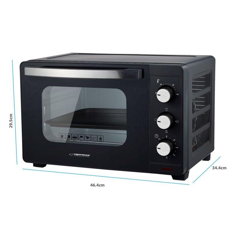ESPERANZA Proscuitto Mini Oven 20L 1280W Black