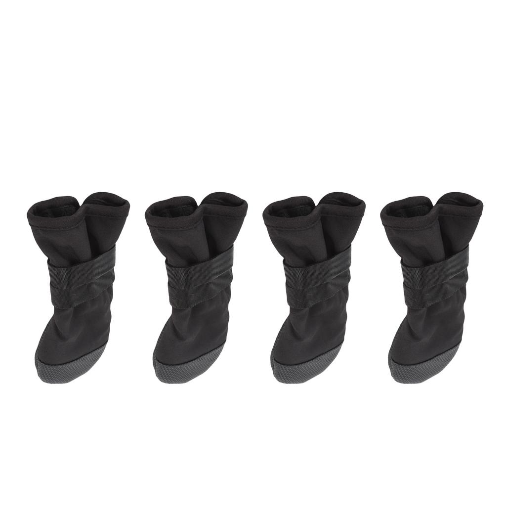 4 Paia di Calzini per Cani Prevenire il Leccamento Antiscivolo Morbidi Calzini con Grip per Cani per Pavimenti in Legno Taglia S