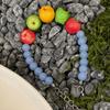 Exaggerated Resin Blueberry Bracelet Adjustable Dopamine Jewelry  Spring Summer