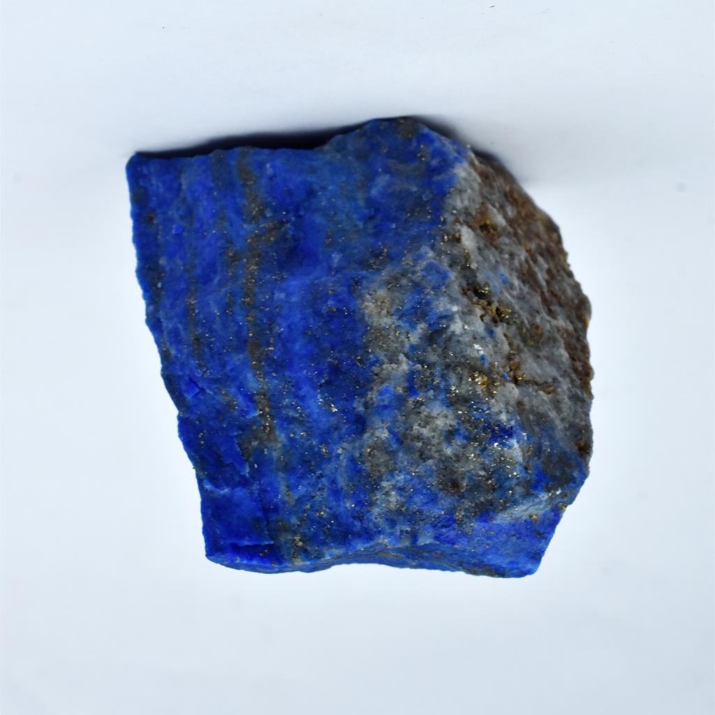 Natural 44 Ct Blue Lapis Lazuli Uncut Rough Gemstone CERTIFIED For Craft