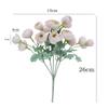 Multicolor Simulation Camellia Flower 15 Heads Faux Flower  Wedding Ornament