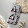Stylish Duck Print Purse Forever Fashion Ladies Long Wallet Cute Pattern Portable Card Holder