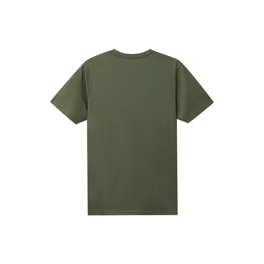 Vans T-Shirts Herren Armeegrün Rundhalsausschnitt Moderate Gerade Passform VN0A4MM6KCZ