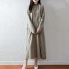 Women's Long Wool Cardigan: Over-the-Knee, Slimming, Cozy Knitwear for Autumn & Winter
