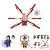 Wm6163 Anime Series Demon Slayer Beads Puzzle Building Blocks Bagged Set Abs Plastic Non-electric Diy Small Particle 0-38 Pieces 0.01kg