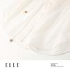 ELLE Women's Embroidered Tie-Front Long Sleeve Shirt