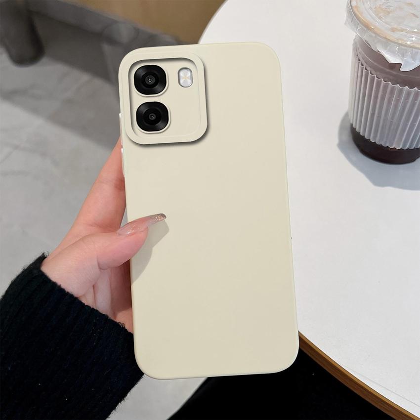 Jednobarevné kryty na telefon pro Oppo A6x A6s Reno 15 Pro Realme 16 Pro 15 Lite Nárazuvzdorné zadní kryty Vysoce kvalitní tekutý silikon Protiskluzová odolná skořepina