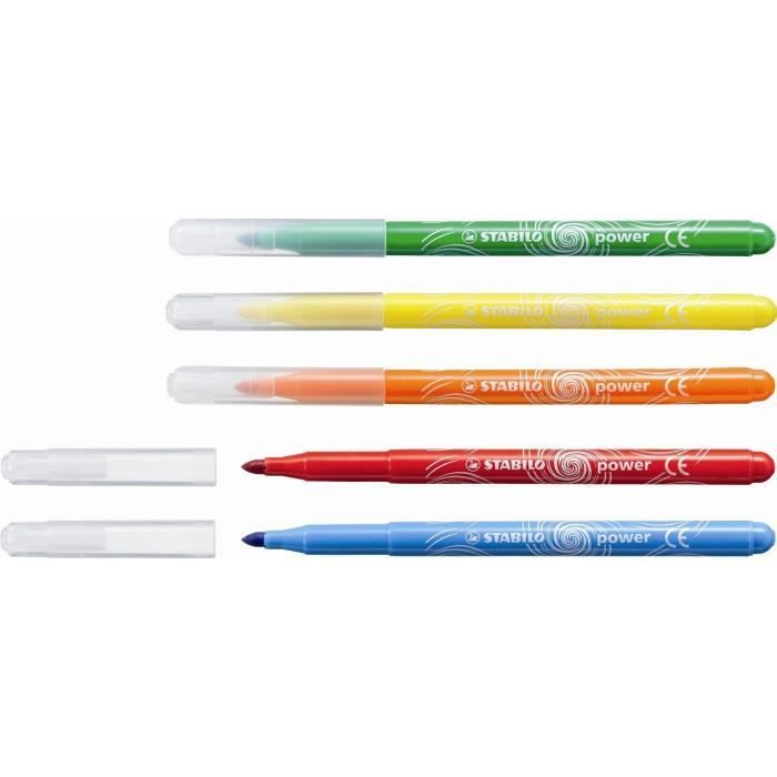 Etui de 18 feutres Feutres POWER Pte Moyenne