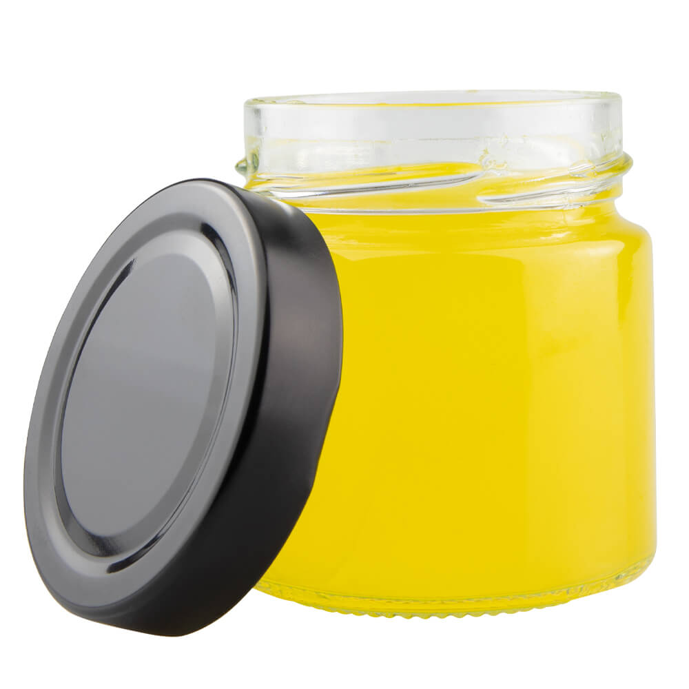 5X Słoik Szklany Atena 225 Ml + Wysokie Wieczko Fi66 Na Dżem Świeczki Miód