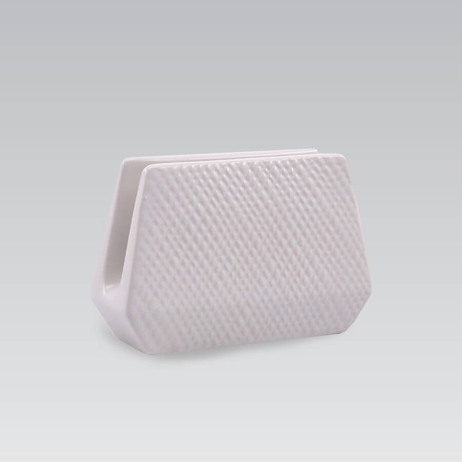 Ceramiczny serwetnik stojak na serwetki MAESTRO WHITE MR-20002-44