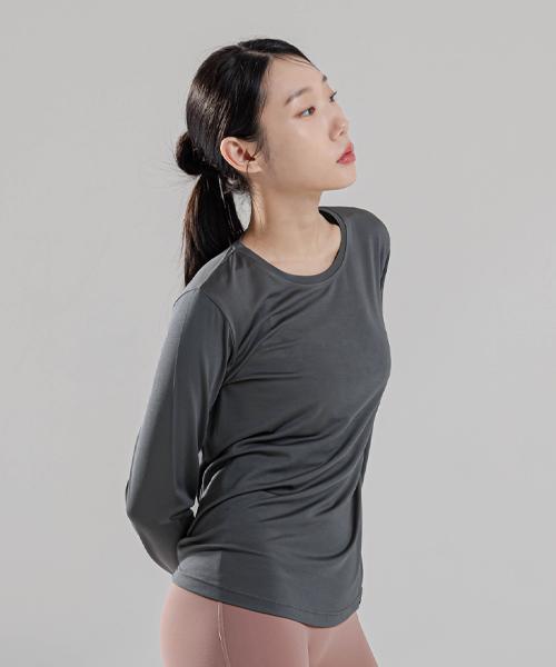 More Out Women S Yoga Wear Mellow Long Sleeve 3Tt5375 Ivory/M