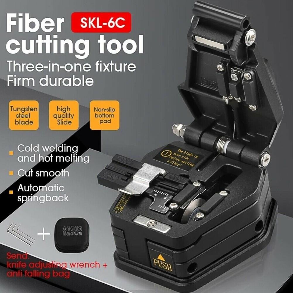 Fiber Cleaver SKL-6C Cable Cutting FTTH Fiber Optic Tools Cutter