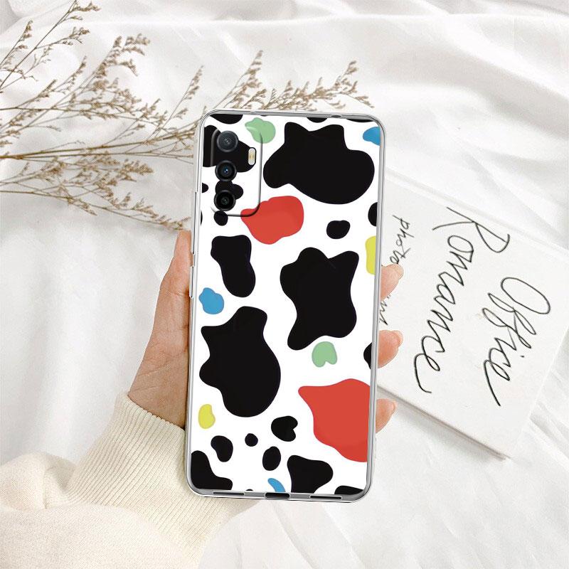 

Cartoon Art Cow Transparent Phone Case for Motorola Moto G40 G04 G05 One Ace Action Fusion + Plus Hyper Macro Vision Zoom Motorola One Fusion+