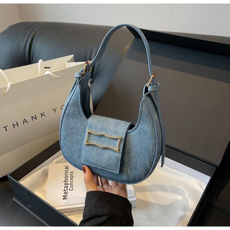 New Moon Bag Women'S Bag Versatile Shoulder Bag Foreign Style Handbag Fashion Single Room Bag