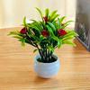 Wedding Artificial Flower With Pot Courtyards Decor Fake False