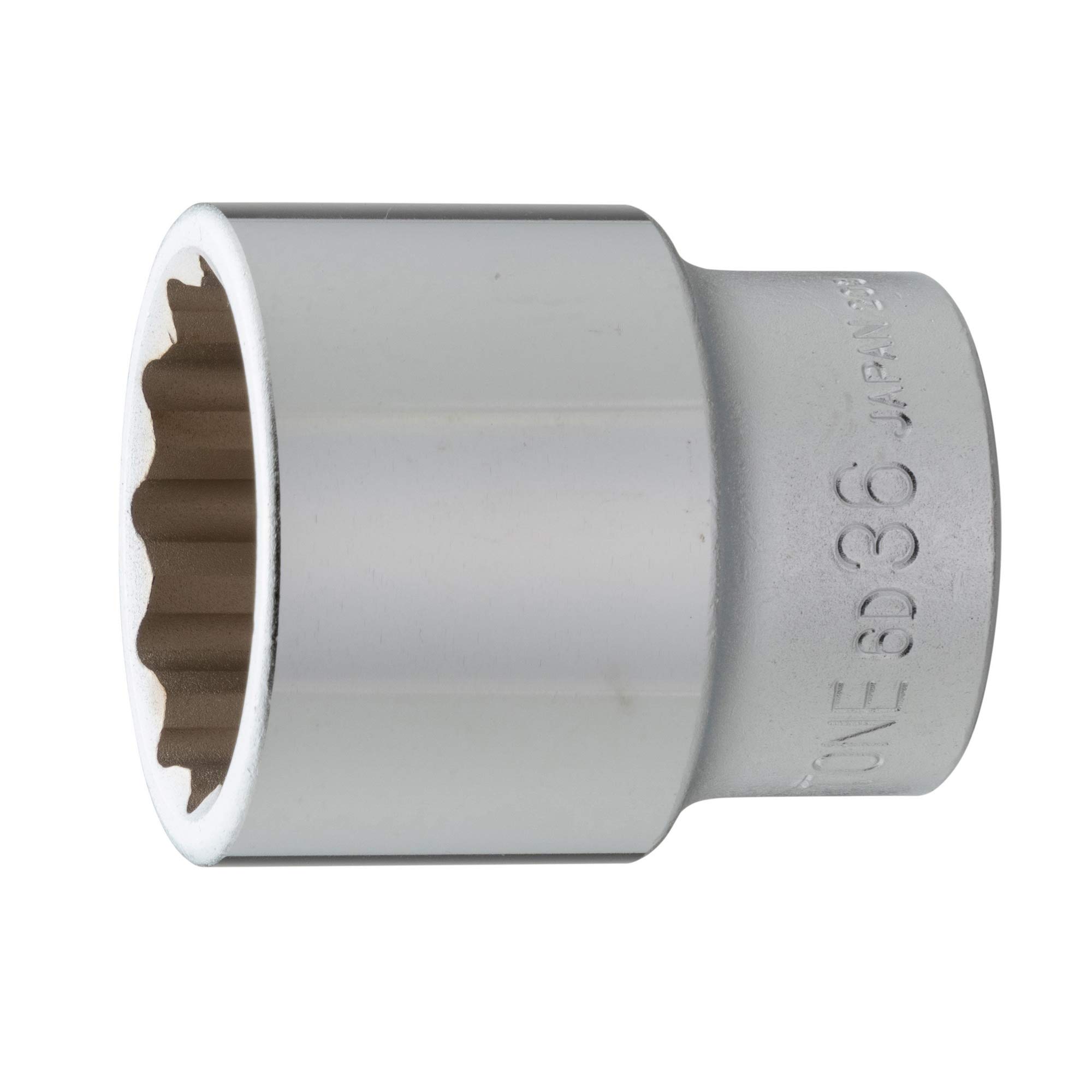 

TONE Socket Drive angle Width across flats 36mm (12 squares) 6D-36 19.0mm (3/4 )