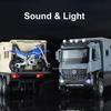 1/24 Scale NOMADISM RV Toy Car Model Alloy Diecasting Pull Back with Sound Light High Simulation Models Vehicles for Child Gifts
