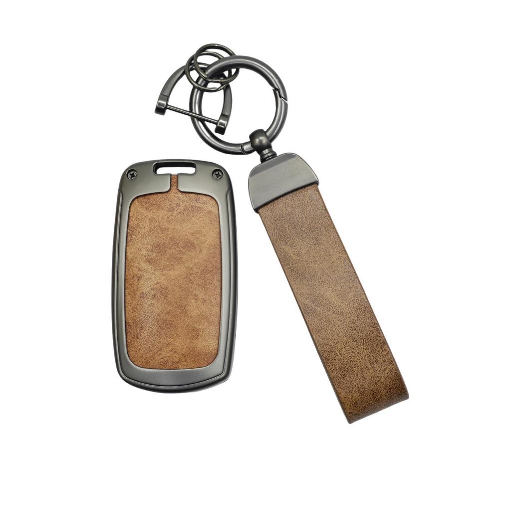 Wuling Hongguang MINI/Baojun KIWIEV Car Key Case Alloy Protective Shell for Men & Women