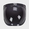 Japanese Three-Button Bubble Lens Motorcycle Helmet