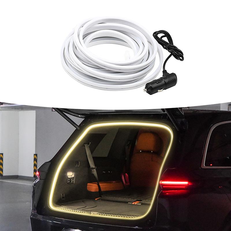 Multi-Color Car Trunk Light - Waterproof LED Atmosphere Lamp - Plug & Play via Cigarette Lighter - Interior Styling Upgrade
