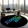 Tampa Bay Rays (19) Round Office Rug Decorative Floor Rug for Office Bedroom Living Room and Home Space