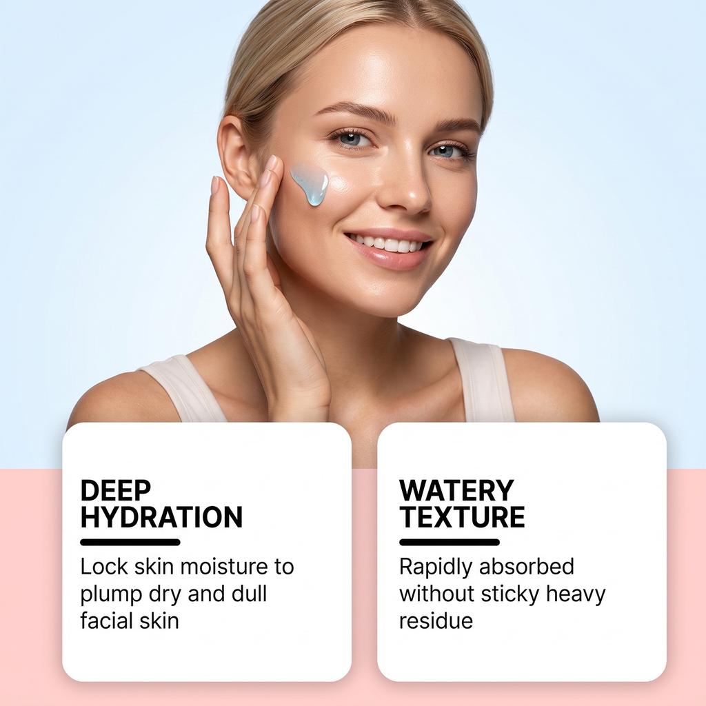 Hyaluronic Acid Hydrating Serum Deep Moisturizing Improve Dry Skin Boost Elasticity Gentle Facial Skin Care Daily Beauty Gift