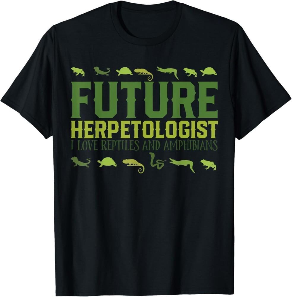 YW1N Colorful Future Herpetologist Herpetology Lover Gift Unisex T-Shirt