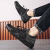 Herren Sommer Netz-Sneaker Atmungsaktiv für Freizeit Outdoor Laufen Tennis Wandern Luxuriöse Plateau-Loafer Stil Bequem Netz